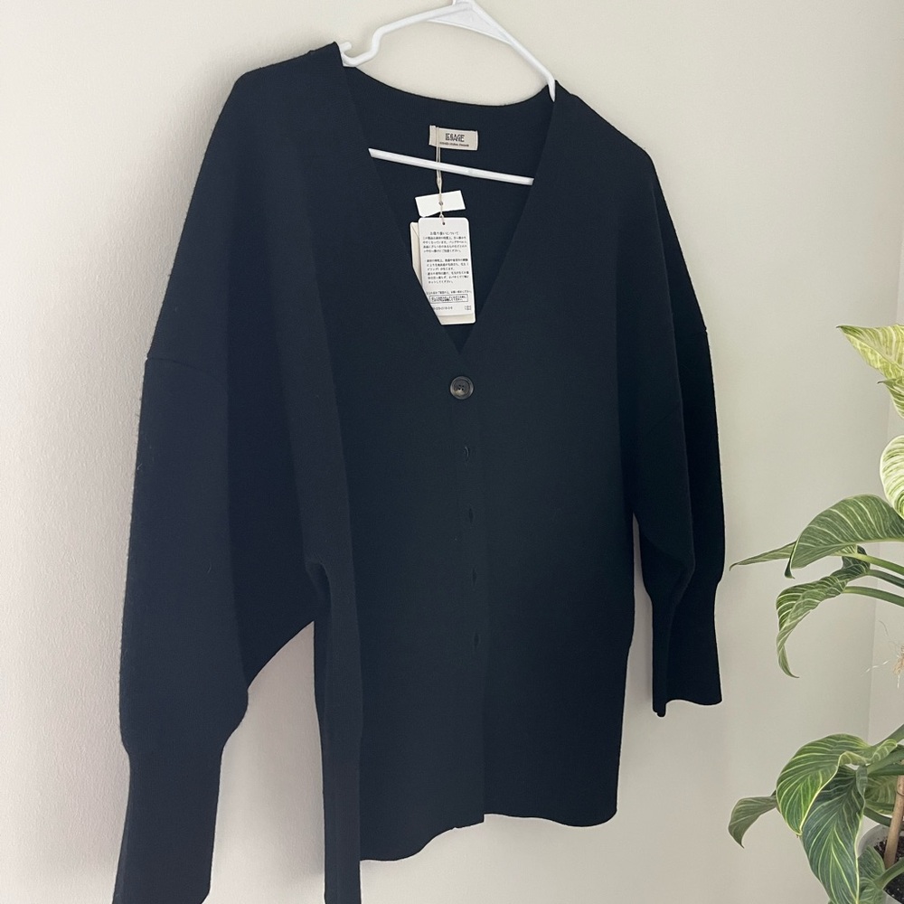 Journal Standard Black Cardigan Sweater from Japan